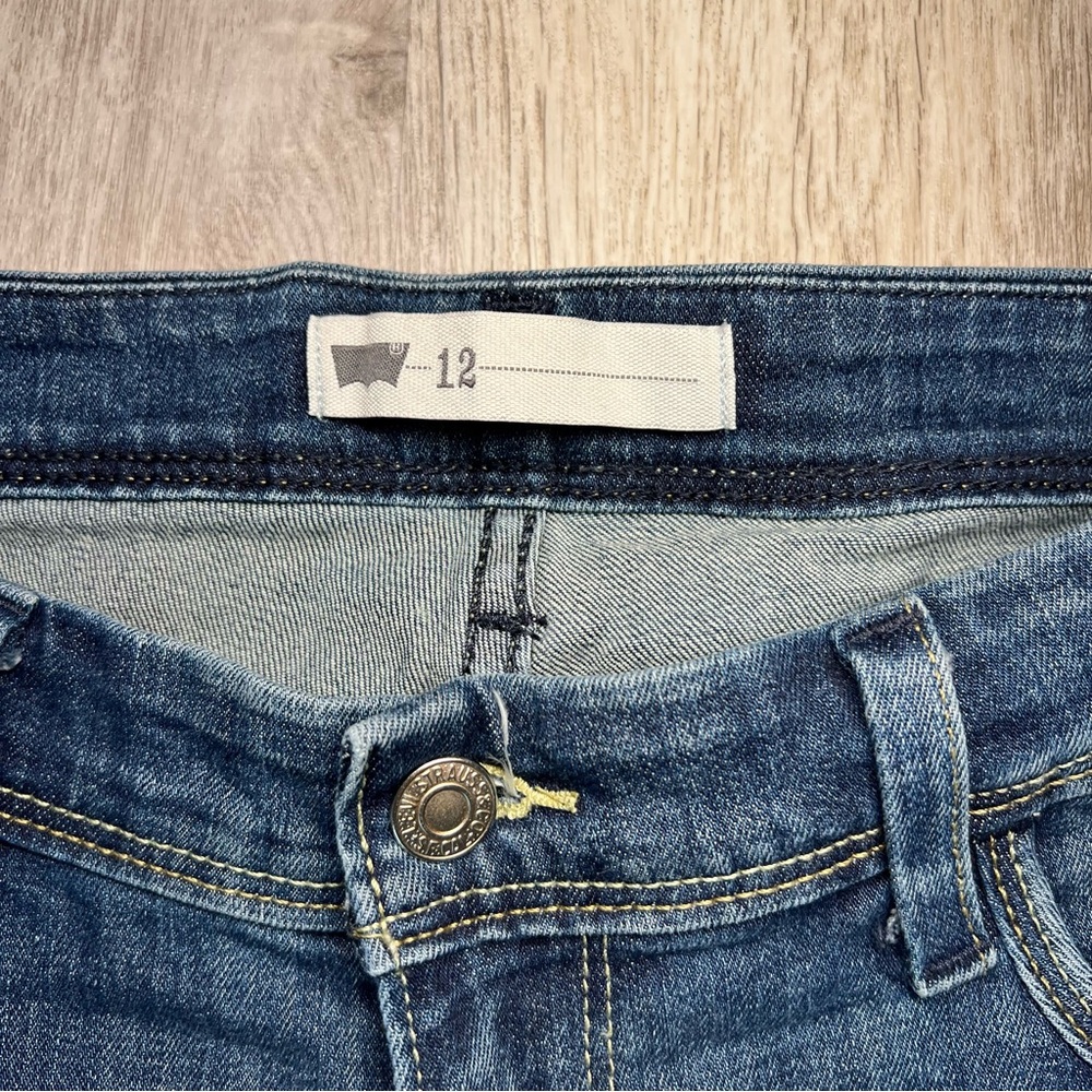 Levi's Blue Jean Shorts for Women - Picture 9 of 10